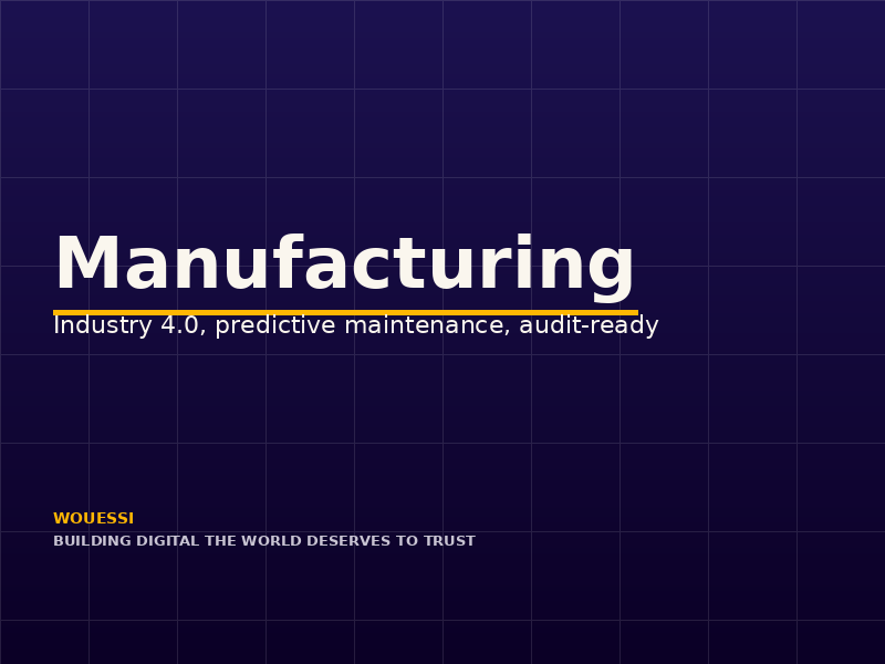 Manufacturing sector imagery